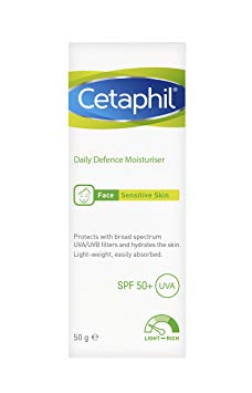 Cetaphil Daily Defence Moisturiser with SPF 50 Plus, 50 g