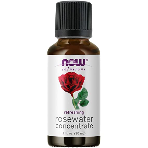 NOW Solutions, Rosewater Concentrate, Refreshing, Multi-Purpose Oil, Potpourri Scent, 1-Ounce