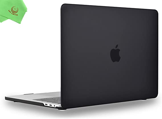 UESWILL MacBook Pro 13 inch Case 2020 2019 2018 2017 2016 Release A2338 A2289 A2251 A2159 A1989 A1706 A1708, Matte Hard Shell Case Cover for MacBook Pro 13 inch with USB-C Touch Bar, Black
