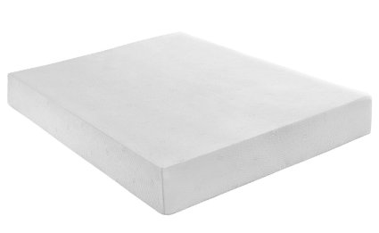 Memory Foam Mattress Cover Queen - Visco Memory Foam Bed Topper in Queen Size - High Density Foam for Extra Comfort and Added Support for Back and Neck Pain