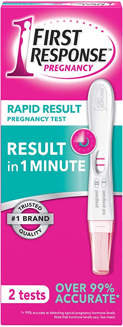 First Response Rapid Result Pregnancy Test, 2 Pack