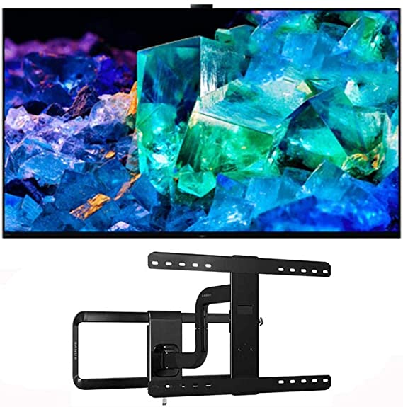 Sony XR65A95K 65" 4K BRAVIA XR HDR IMAX Enhanced Smart OLED TV with a Sanus VLF525-B1 Full-Motion Premium Series Mount for 50"-82" Flat Screen TV's (2022)