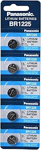 5 piles PANASONIC BR1225 Lithium batterie BR 1225