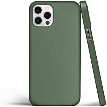 totallee Thin iPhone 12 Pro Case, Thinnest Cover Ultra Slim Minimal - for iPhone 12 Pro (2020) (Green)