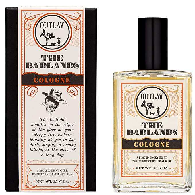 Outlaw - The Badlands Spray Cologne - Your Smoky Sidekick for a Life of Adventure - Campfire and Wood in Liquid Form - Men's or Women's Spray Cologne - 3.3 fl. oz.