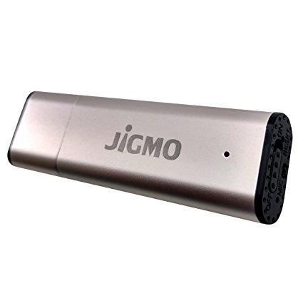 Voice Activated Dictaphone with USB - by JiGMO [Silver], 8GB / 96 Hrs Capacity Mini Recording Device / Great for Training Days, Lectures, Interviews with Clear Microphone! With 2 Lanyards & 2 E-Books! NEVER MISS ANOTHER WORD!