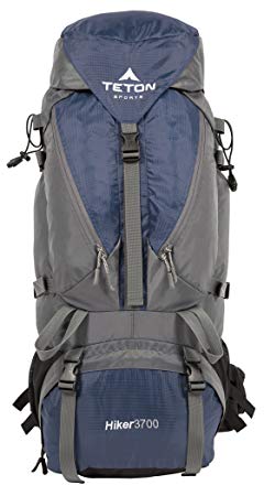 Teton Sports Hiker 3700 Ultralight Internal Frame Backpack – Not Your Basic Backpack; High-Performance Backpack for Hiking, Camping, Travel, and Outdoor Activities; Sewn-In Rain Cover