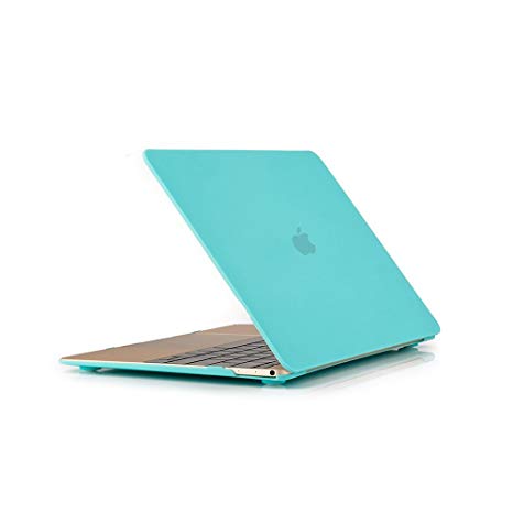 Ruban MacBook 12 inch Case Release (A1534) - Slim Snap On Hard Shell Protective Cover for MacBook 12, Turquoise