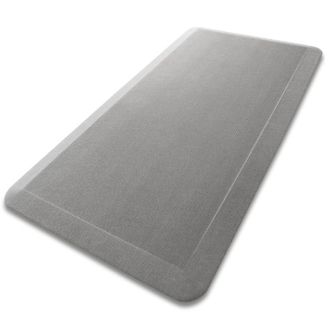 Miusco Cloud Mat, Certified Anti-Fatigue Standing Desk Comfort Mat, 20 X 39 inch, Grey