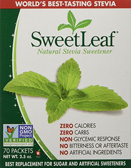 SweetLeaf Natural Stevia Extract 70 Count