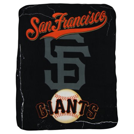 MLB Lightweight Fleece Blanket (50" x 60": Yankees, SF Giants, Red Sox, Angels, White Sox)