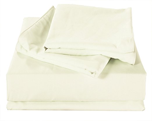 Sleeping Cloud - Full Size Comforter Set - 1800 Thread Count Sheets Luxury Soft - Hotel Collection Bedding- Hypoallergenic Pillow-Extra Deep Pocket Wrinkle Free Sheets Set (Cream, Full)