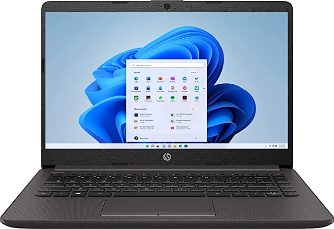 HP 240 G8 Business Laptop PC with I3 11th Gen (1115G4)/8 GB DDR4-3200 MHz RAM/512 GB PCIe® NVMe™ SSD /Intel® UHD Graphics/35.6 cm (14" inch)/1.47 KG/Windows 11/Black/1 Year Onsite Warranty