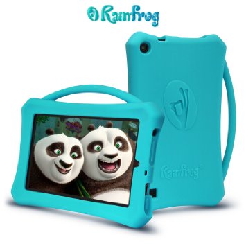 RainFrog® Kindle Fire 7 2015 Case - [Shockproof] [Handle] [Kids Safe] Protective Silicone Lightweight [Durable] Cover for Amazon Fire 7 Tablet (7" Display 5th Generation - 2015 release)