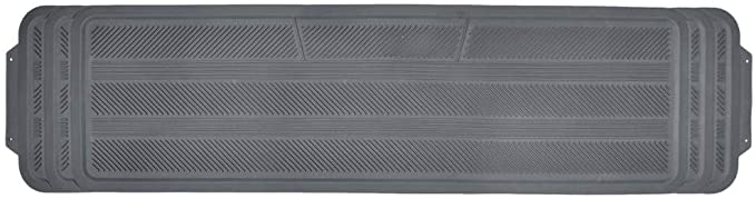 Motor Trend Rear Seat Runner, Rubber Floor Mat Liner for 2nd or 3rd Row Car SUV Van, Durable Heavy Duty Polymerized Latex Full Interior Protection