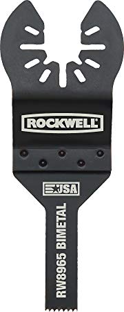 Rockwell RW8965 Sonicrafter Oscillating Multitool Extended Life Wood & Nail End Cut Blade, 3/8"