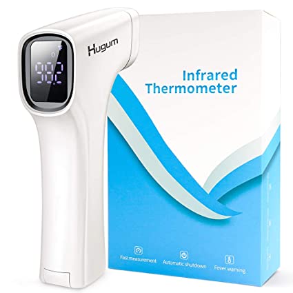 Forehead Thermometer Non Contact Medical Infrared Digital Temperature Accurate Instant Readings with LCD Display for Adults and Kids