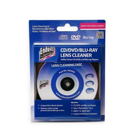 Endust for Electronics CDDVD Lens Cleaner Blu Ray Great for desktop computers and players 262000