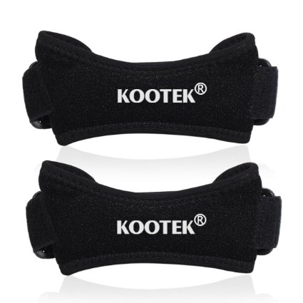 Kootek 2 Pack Knee Strap Patella Tendon Brace Adjustable Neoprene Knee Pain Relief Patella Strap