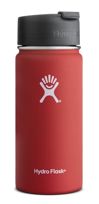 Hydro Flask Vacuum Insulated Stainless Steel Water Bottle, Wide Mouth w/ Hydro Flip Cap