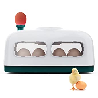 Meuiosd Egg Incubator, 8 Hatching Egg Incubators, Egg Incubator with Automatic Temperature and Humidity Control ，for Eggs/Duck Eggs/Bird Eggs/Goose Eggs Hatching