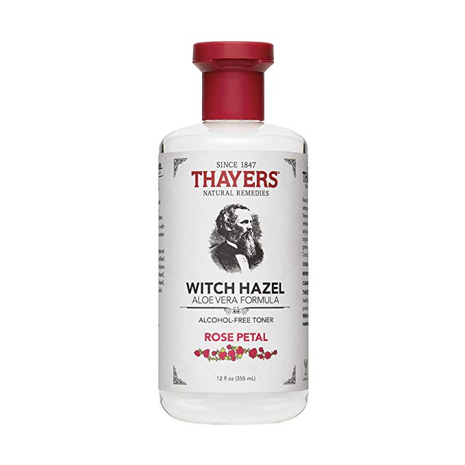 Thayer's Alcohol-free Rose Petal Witch Hazel with Aloe Vera ~ 12 oz