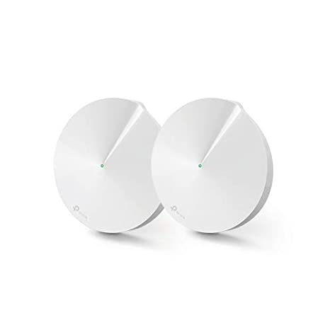 TP-Link Deco M9 Plus Whole Home Mesh Wi-Fi, Up to 4500 sq ft Coverage, Works with Amazon Echo/Alexa and IFTTT, Wi-Fi Booster, Antivirus and Parental Controls Router (2-Pack)