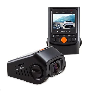 AUTO-VOX Upgraded Version B40C Hidden Capacitor Dashcam 1.5" LCD FHD 1080p 170 Wide Angle Dashboard Camera Recorder Car Dash Cam with G-Sensor, WDR, Loop Recording