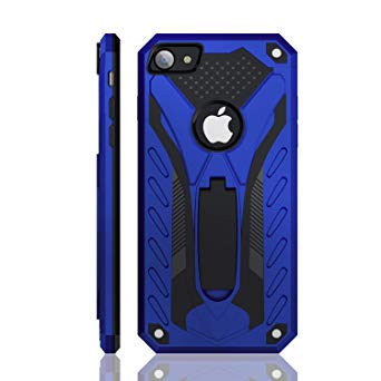 iPhone 7 / iPhone 8 Case, Military Grade 12ft. Drop Tested Protective Case with Kickstand, Compatible with Apple iPhone 7/iPhone 8 - Blue