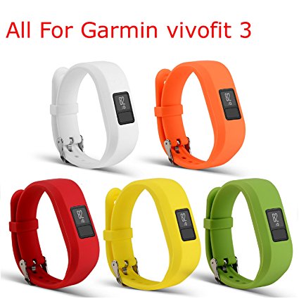 mtsugar Garmin Vivofit 3 Replacement Wristband With Secure Clasps(No tracker, Replacement Bands Only)