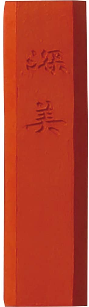 Kuretake SAIBOKU SHIMBI Sumi Ink Stick,"SENKOU" Red, Japanese Traditional Calligraphy and Painting, Professional Quality, for Lettering, Drawing, Signature AP-Certified, Made in Japan