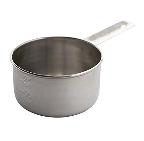 Tablecraft (724D) 1 Cup Stainless Steel Measuring Cup