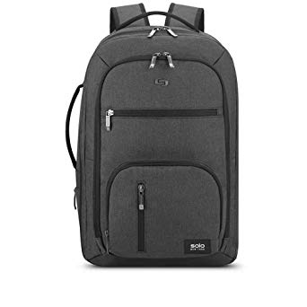 SOLO Downtown Grand TSA Carry-On Travel Backpack, Fits up to 17.3" Laptop, Grey