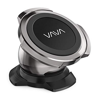 VAVA Magnetic Phone Holder for Car Dashboard with a Super Strong Magnet Compatible with iPhone XR XS Max X 8 7 6 Plus, Galaxy S9 S8 S7 S6 and Most Smartphones – Black (Black)