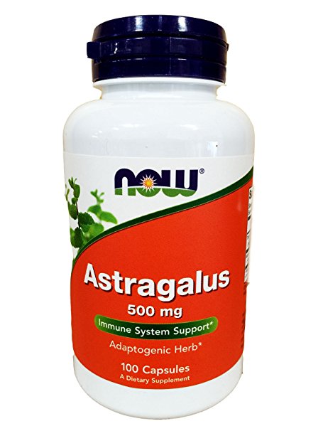 Now Foods Astragalus 500 mg - 100 Caps 2 Pack