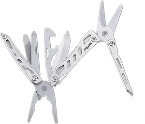 10-in-1 Mini Multitool with Mini Tools,Multi-Purpose Pocket Multi Function Pliers Durable Stainless Steel Multi Tools