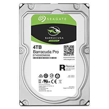 Seagate 4TB BarraCuda Pro 7200RPM SATA 6Gb/s 128MB Cache 3.5-Inch Internal Hard Drive (ST4000DM006)