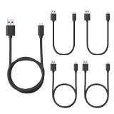 EasyAcc 5 Pack Micro USB 20 Quick Charging Cable USB 20 Type A Male to Micro B Cable USB to Micro USB Cable For Charging Only Has No Data Transfer Capabilities