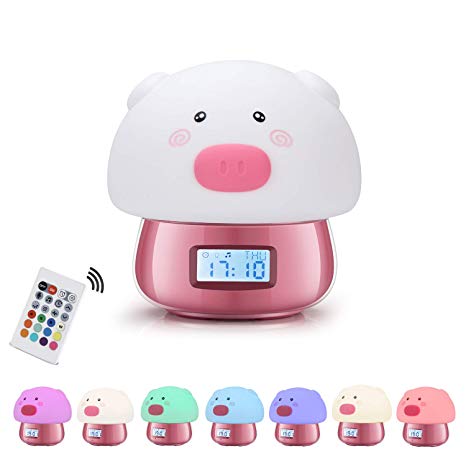 GoLine for Kids, Alarm Clock for Kids, Cute Toys Stay in Bed for 3-12 Year Old Boys Girls Bedroom.