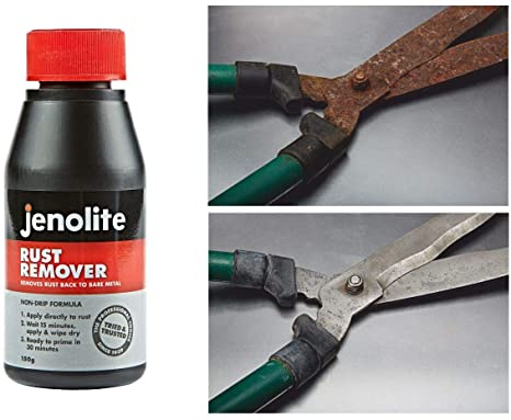 JENOLITE Rust Remover - Thick Liquid - Remover Rust Back to Bare Metal - 5oz (150ml)