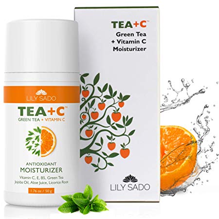 Green Tea and Vitamin C Face Moisturizer Cream - Antioxidant, Anti-Wrinkle Natural Facial Moisturizing Lotion - Softens, Hydrates, Firms & Tones for Amazing, Radiant Skin. For Women & Men