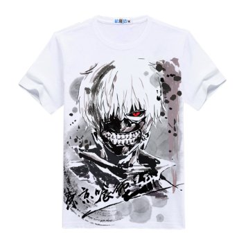 Anime Tokyo Ghoul Costume Kaneki Ken T Shirt Cosplay Hoodie Casual Sport Clothing