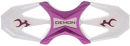 Demon Quattro Hybrid Snowboard Stomp Pad Mat, Clear/Fuschia