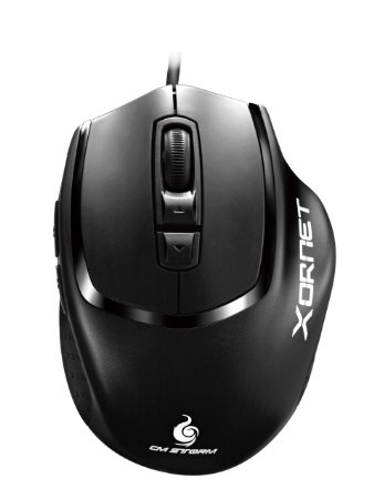 Cooler Master Xornet Gaming Mouse "SGM-2001-BLON1, 2000 DPI, 7 Button, Light Weight, Optical Sensor" Black