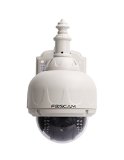 Foscam FI8919W Outdoor Wireless PanTilt IP Camera with IR-Cut Off Filter for TRUE COLOR Images Not Washed Out Auto-Iris Auto-Brightness Adjustment IP66 Waterproof Enclosure Synology and Blue Iris Compatible Pan 355 Tilt 80 White