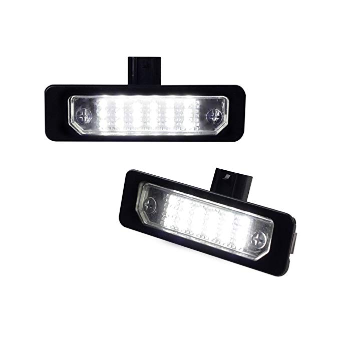 MOFORKIT LED License Plate Light Compatible with Ford Flex 09-18, Mustang 10-14, Focus 08-11, Fusion 06-12 White