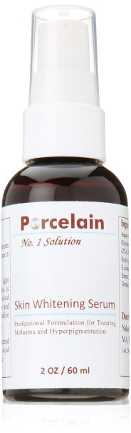 Procelain Skin Whitening Serum Hydroquinone Kojic Acid Glycolic Acid Vitamin C Licorice Mulberry Extract for Melasma Hyperpigmentation 2oz