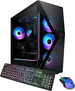 iBUYPOWER Slate 8 MESH Gaming PC Desktop Computer (AMD Ryzen 9 9900X CPU, AMD Radeon RX 7900GRE 16GB GPU, 32GB DDR5 Non-RGB 5200MHz RAM (16x2), 1TB NVMe SSD, WiFi Ready, Windows 11 Home) - SMA9R79G02