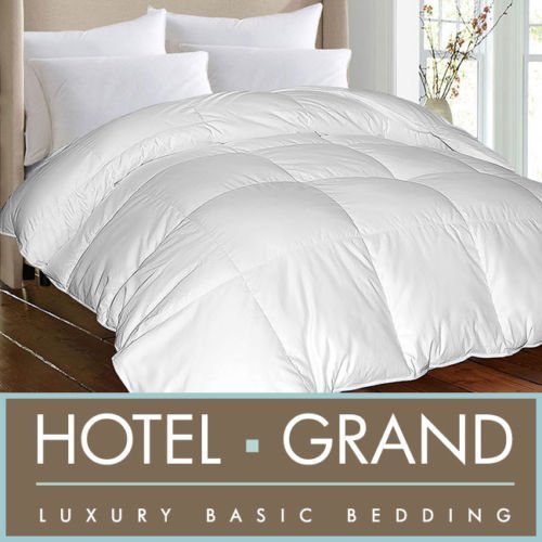 Hotel Grand Oversized Luxury 1000 Thread Count Egyptian Cotton Down Alternative Comforter (King)