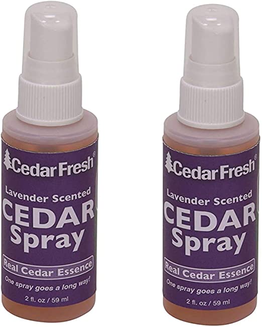 Household Essentials CedarFresh 84802 Cedar Power Spray with Lavender Essence Scent, 2 fl. oz. - 2 Pack